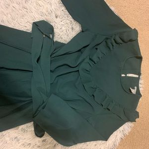 Green Christmas Party Dress